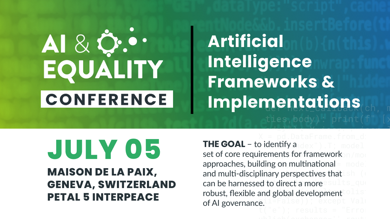 Ai & Equality > Frameworks & Implementations Women at the Table