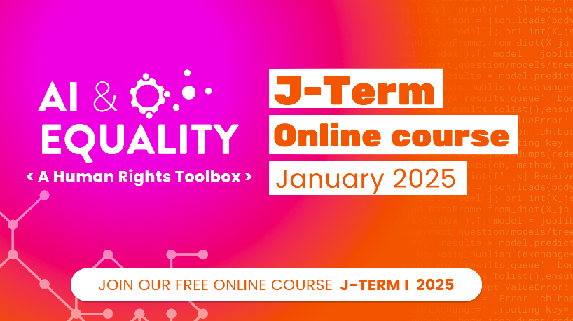 J-Term January 2025 AI & Equality Online Course